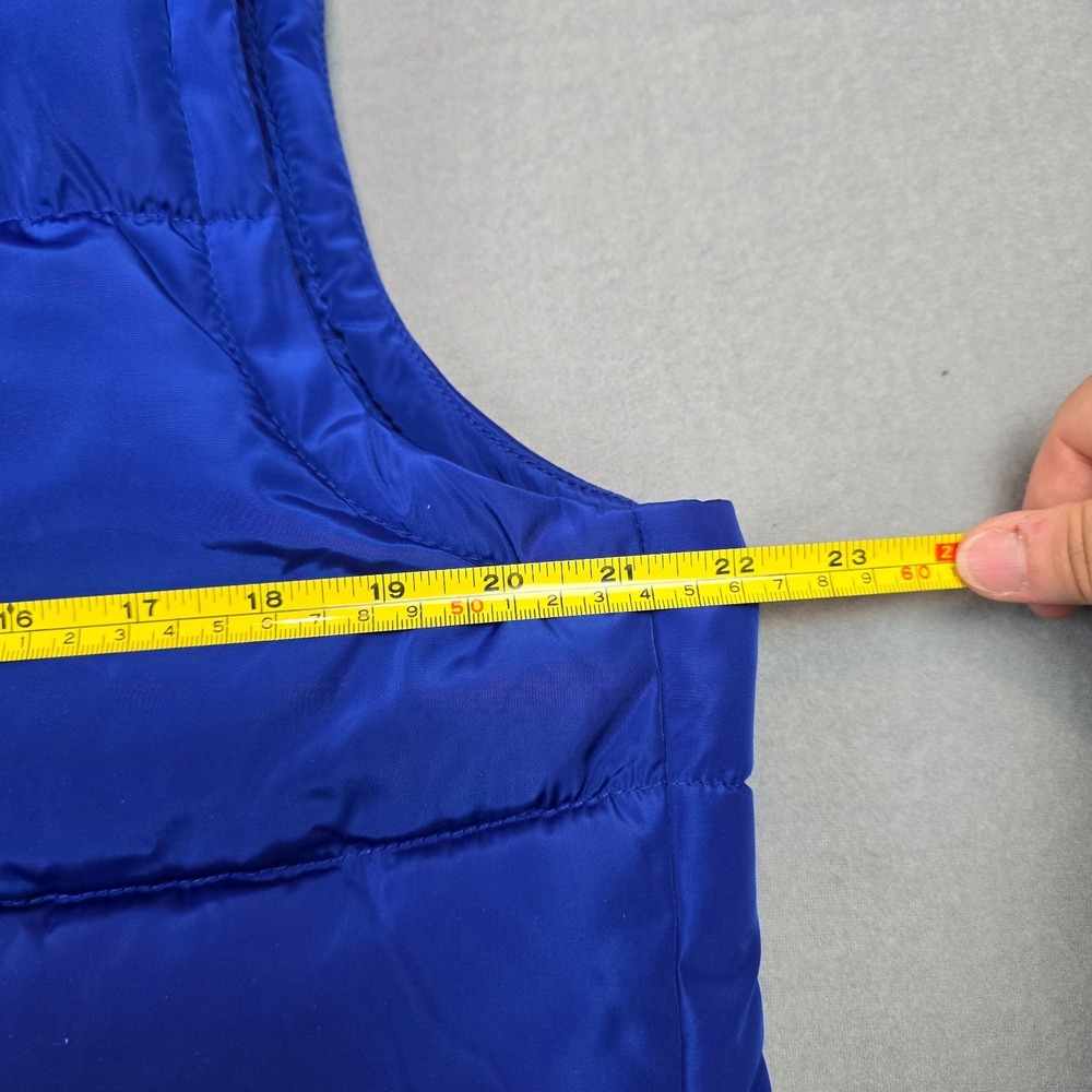 Calvin Klein Blue Puffer Vest Women's Large Quilted Full Zip Lightweight Vest - Picture 7 of 10